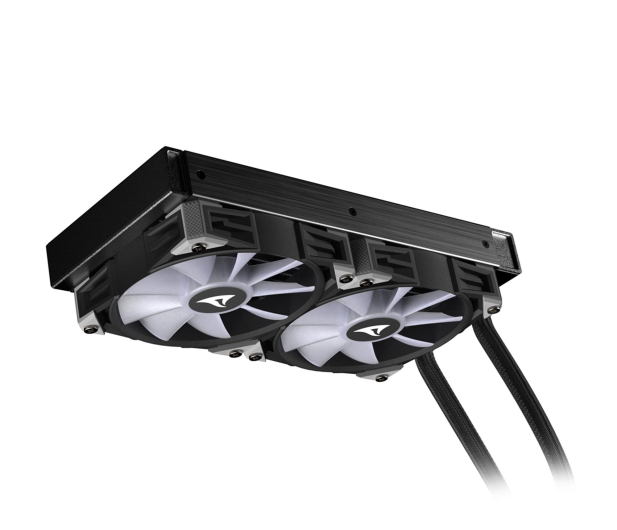 Sharkoon S80 ARGB AIO 240 2x120mm 4044951038008 - 1370215 - zdjęcie 5